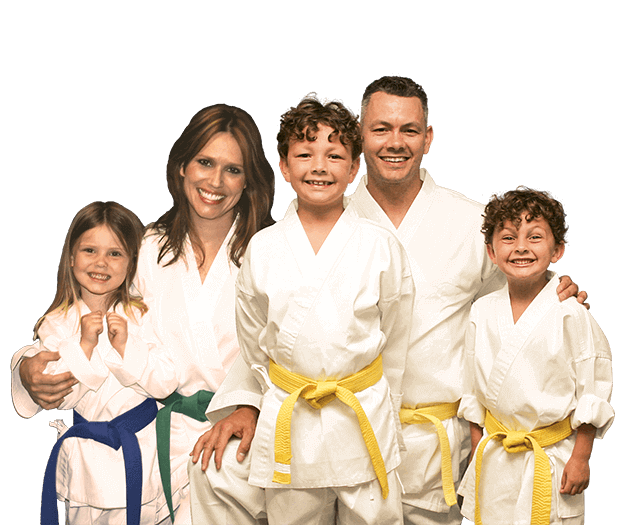Martial Arts Lessons for Families in Cypress TX - Group Family for Martial Arts Footer Banner